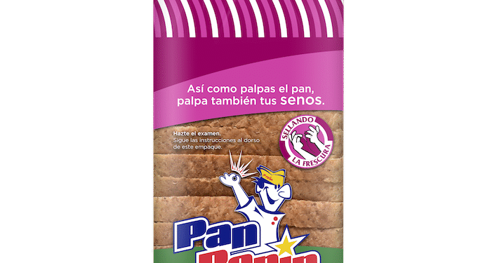 Pan Pepín se une a Susan G. Komen con empaque rosa para promover la detección temprana del cáncer de seno