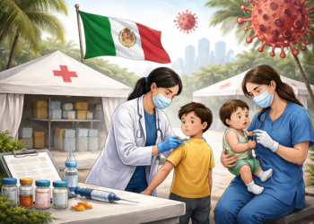 La “disminución progresiva” de vacunación es una de las causas del brote de sarampión en México